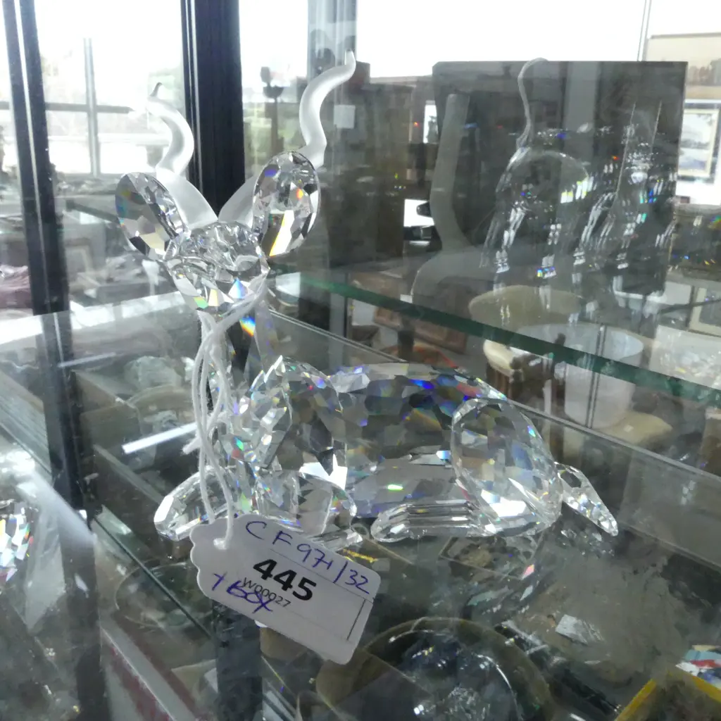 SWAROVSKI 'INSPIRATION AFRICA - THE KUDU' 1994 H.105mm + BOX Image 1++