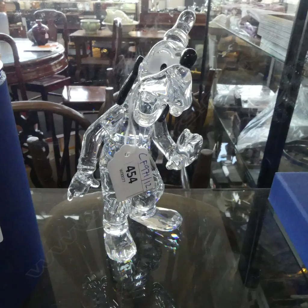SWAROVSKI DISNEY SHOWCASE GOOFY DOG H.140mm + BOX Image 1++