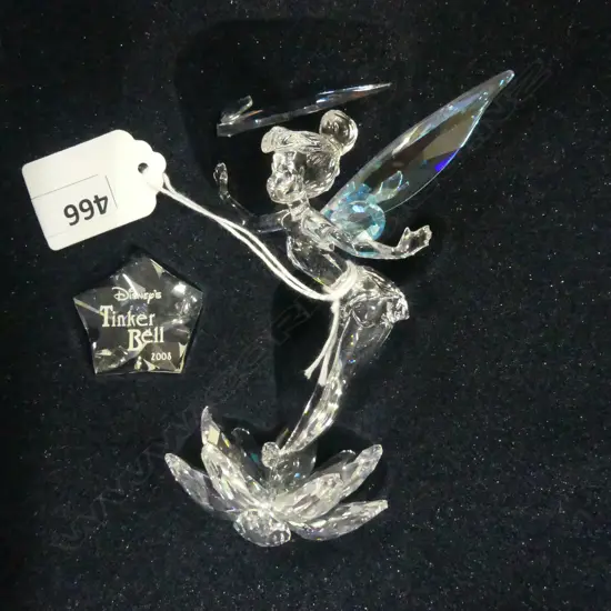 SWAROVSKI DISNEYS TINKER BELL 2008 H.120mm WING FAULTED NEEDS REPAIR