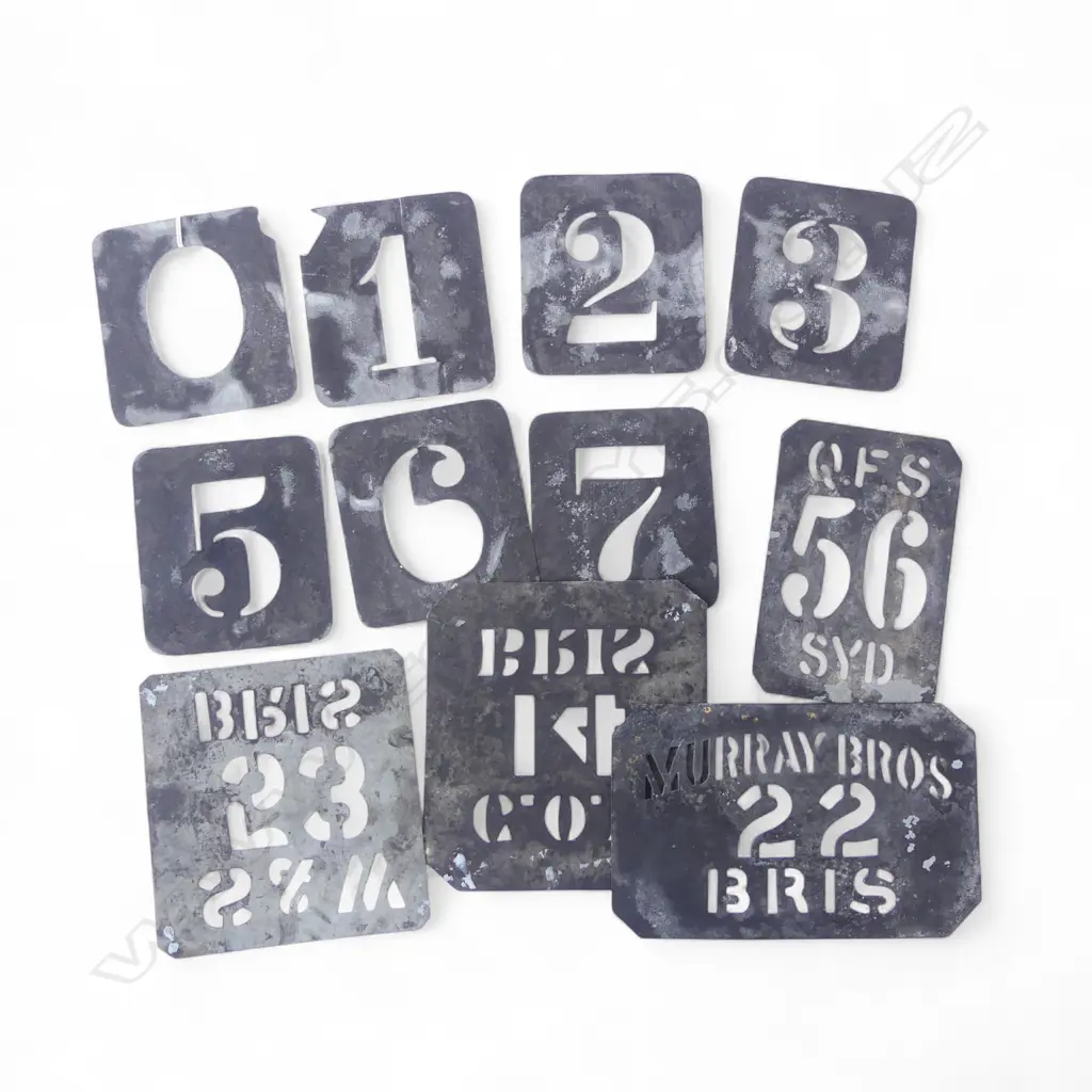 11 METAL STENCILS  Image 1++