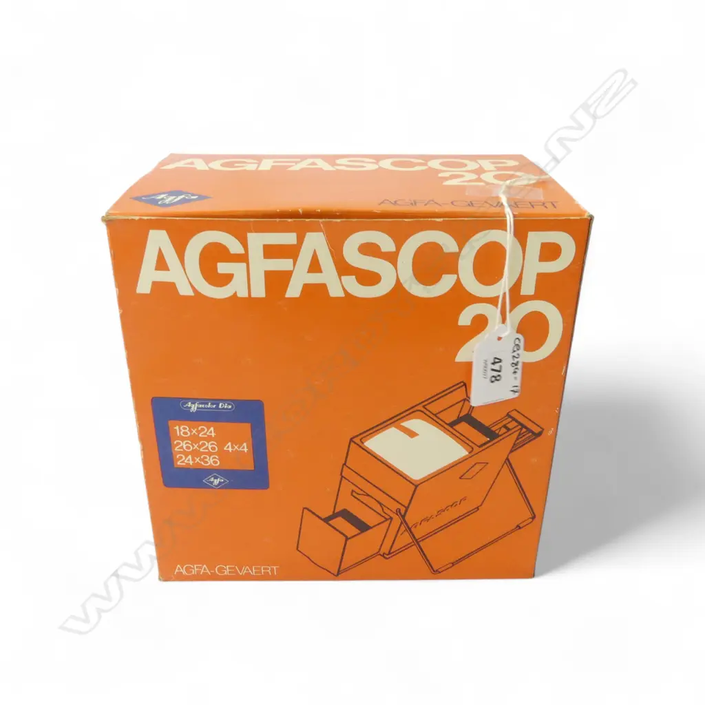 BOXED AGFASCOP 20 SLIDE VIEWER Image 1++