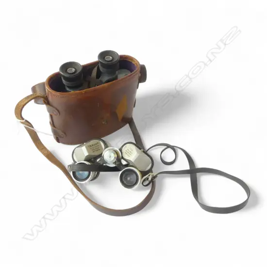 PR VINTAGE TASCO WIDE ANGLE 2X25 + PR 8x26 BINOCULARS