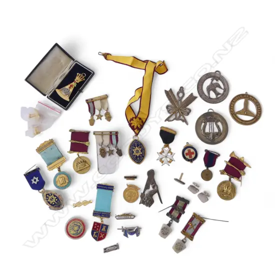 MASONIC MEDALS ETC