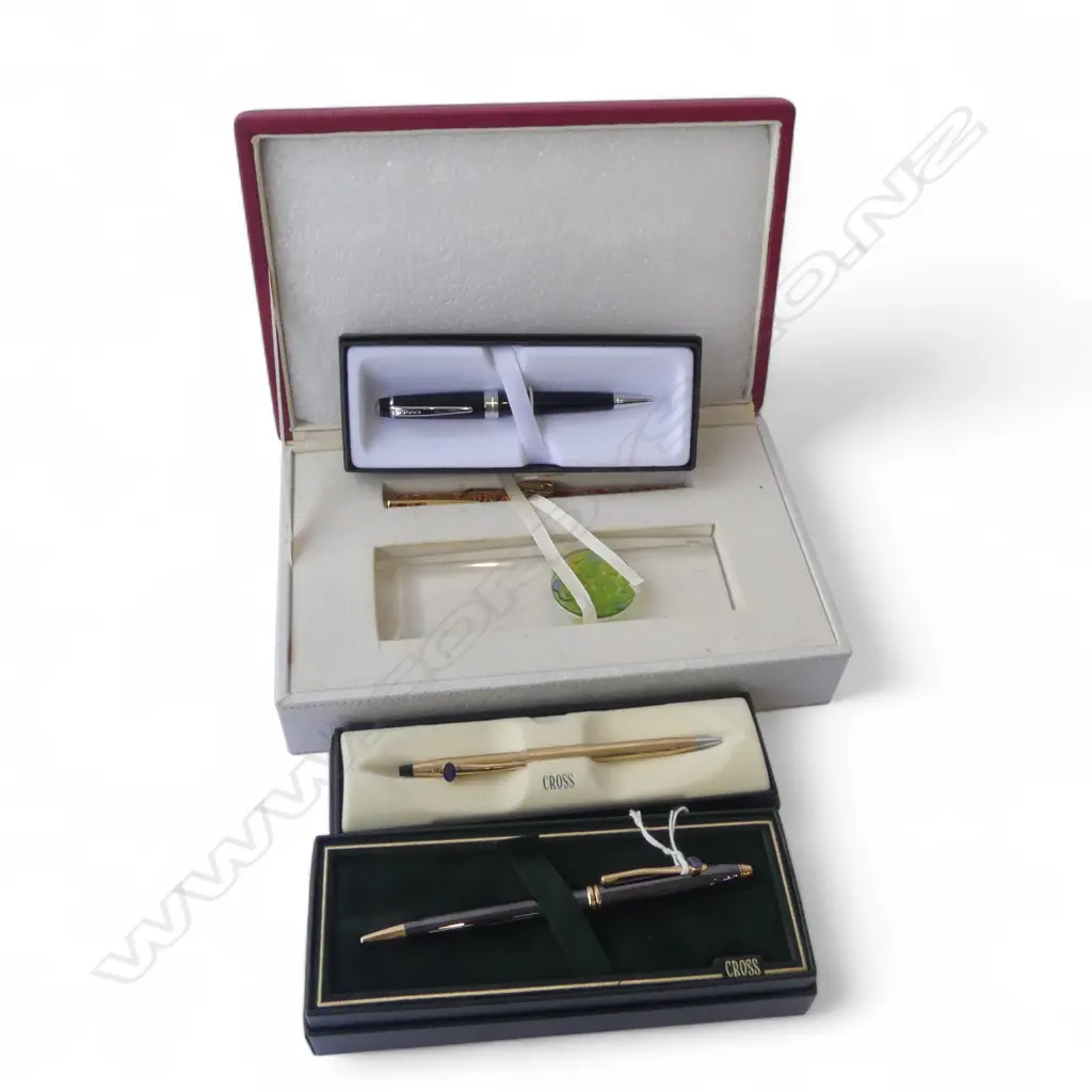 4 BOXED PENS, 3 BY CROSS, 1 BEIJING 2008 OLYMPICS Image 1++