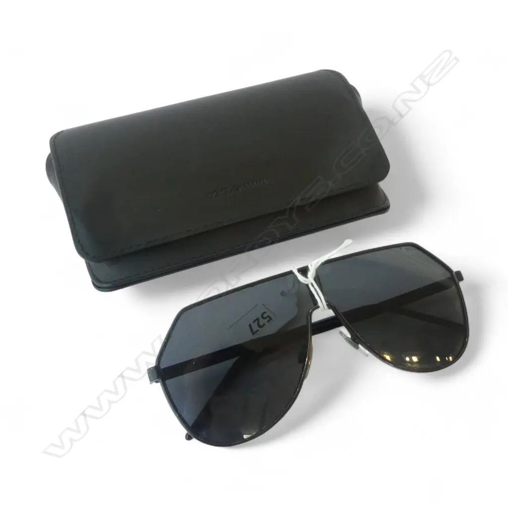 PR DOLCE & GABBANA SUNGLASSES, MADE IN ITALY, CASED, SOME WEAR Image 1++