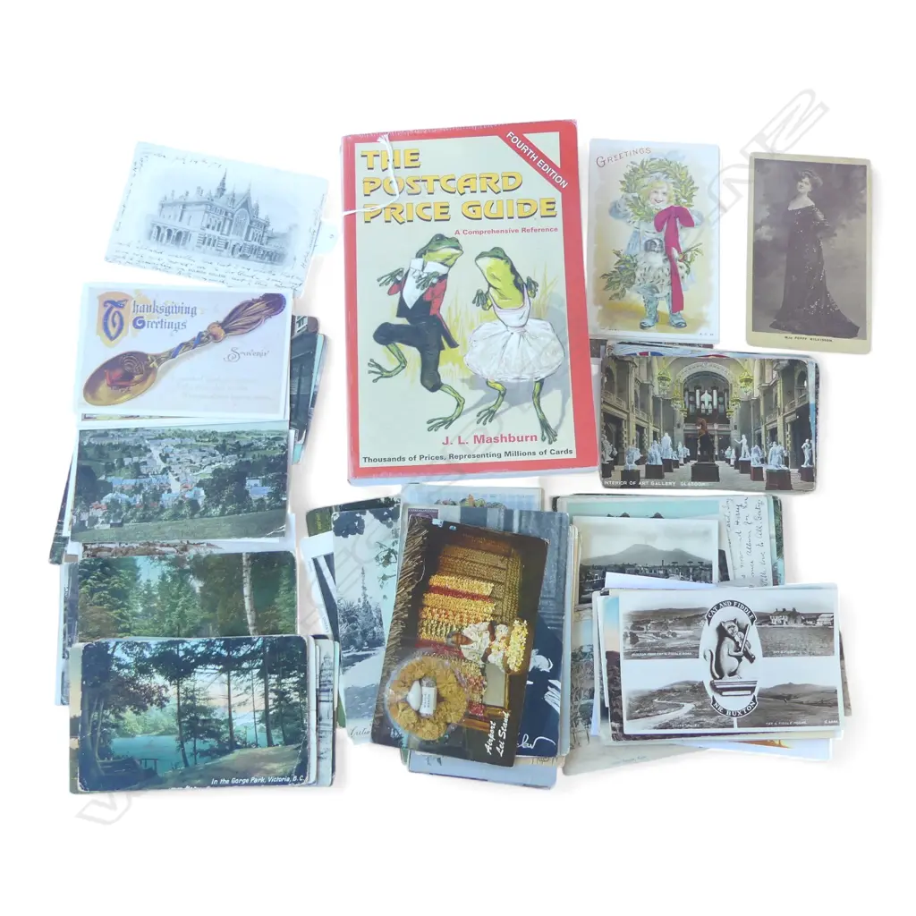 ASST. POSTCARDS + MASHBURN PRICE GUIDE Image 1++