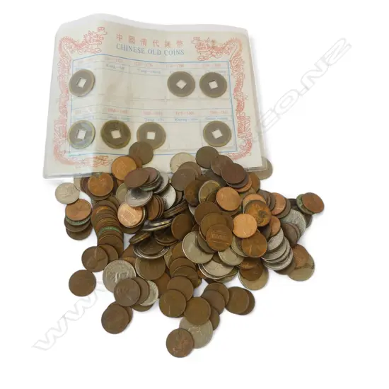 ASST. COINS + REPRO. OLD CHINESE COINS 
