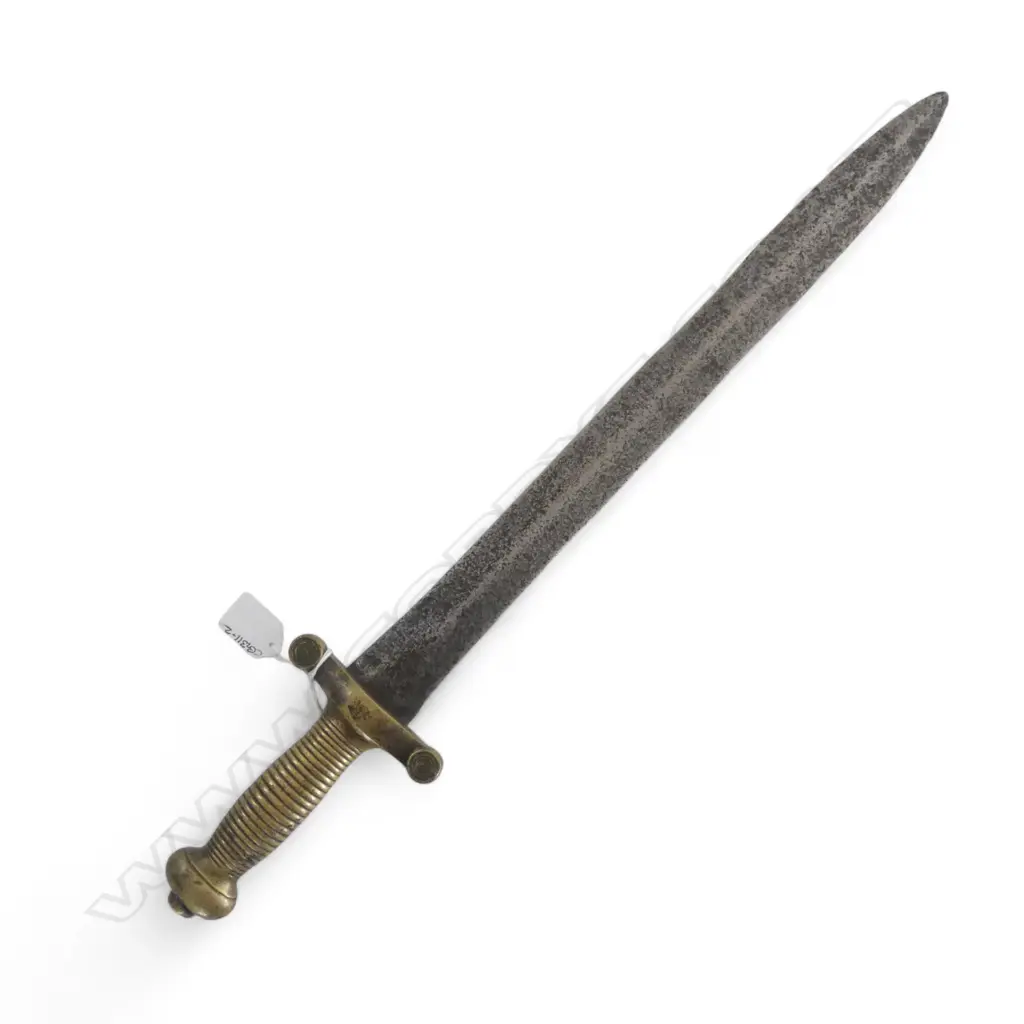 c.19thC FRENCH INFANTRY SWORD L.620mm '1280' stamped to cross guard Image 1++