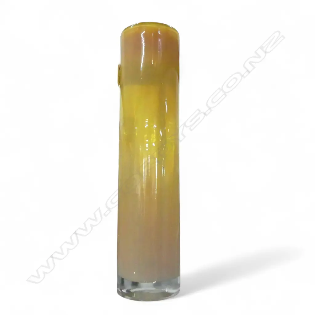 HAND BLOWN VASE by HENRY DEAN BELGIUM H.420mm Image 1++