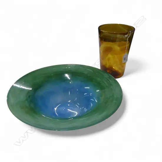 2 WHITEFRIARS VASES; H.200mm, 315mm dia