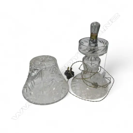 WATERFORD CRYSTAL TABLE LAMP H.310mm