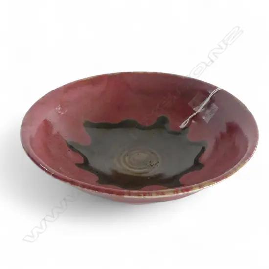 GRAEME STORM N.Z. STUDIO POTTERY BOWL Dia.195mm