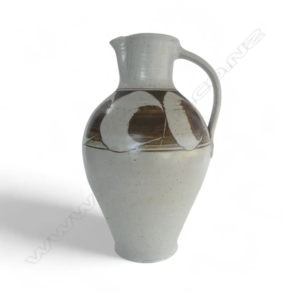 LG WAYNE PORTEOUS N.Z. STUDIO POTTERY FLOOR JUG H.470mm Image 1++