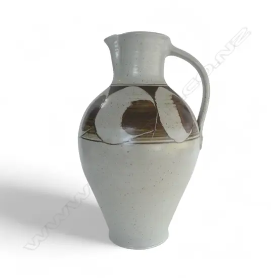 LG WAYNE PORTEOUS N.Z. STUDIO POTTERY FLOOR JUG H.470mm