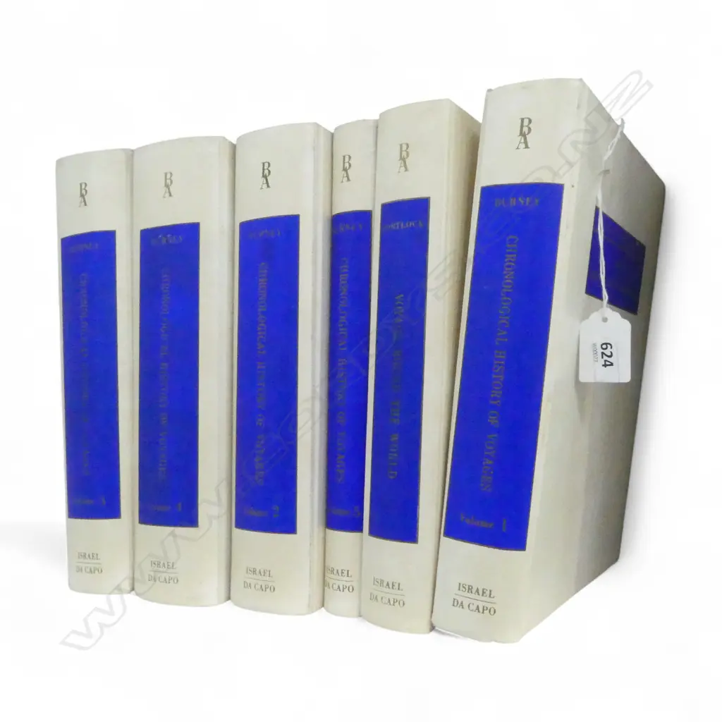 6 VOLS. CHRONOLOGICAL HISTORY OF VOYAGES Image 1++
