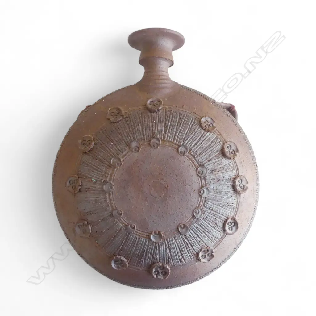 PETER STICHBURY LGE WALL FLASK H.380mm. Image 1++
