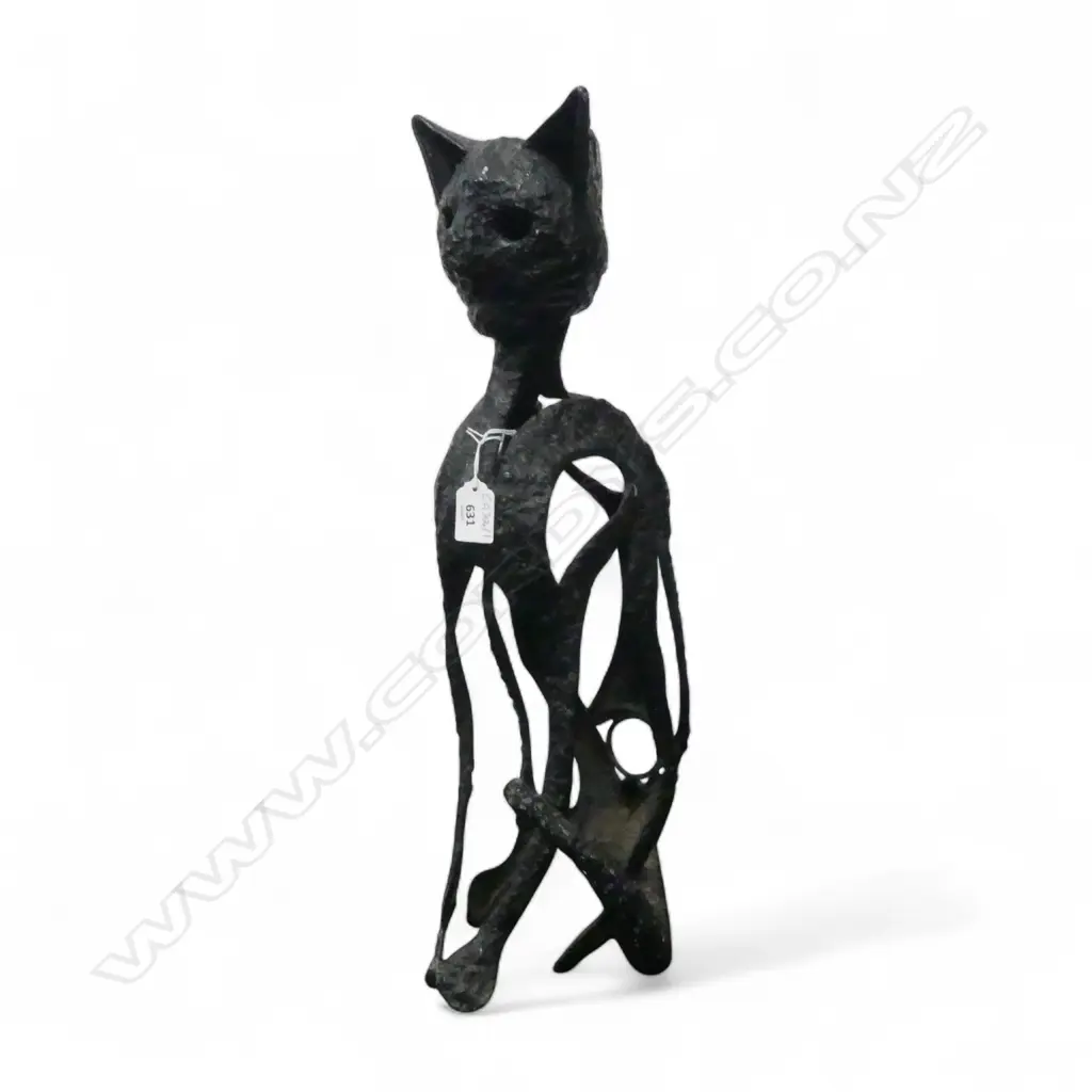 BLACK METAL CAT H.540mm Image 1++