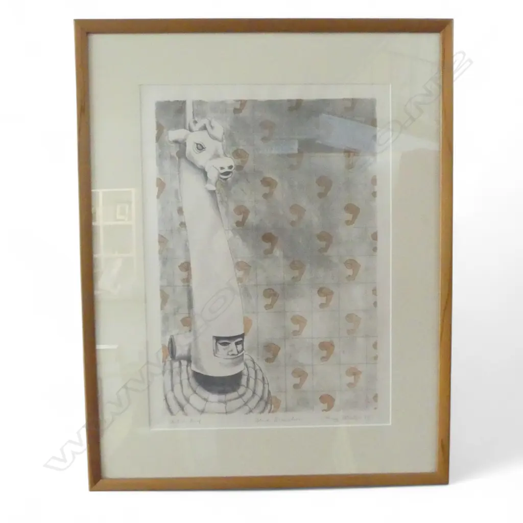 MARY MCINTYRE, BLIND DECORATION, LITHOGRAPH A/P, 490x350mm Image 1++