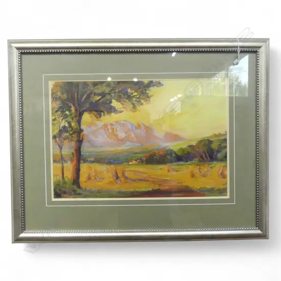 P.H. SAVAGE, GOLDEN GLEAM, PASTEL ON PAPER, 370x540mm