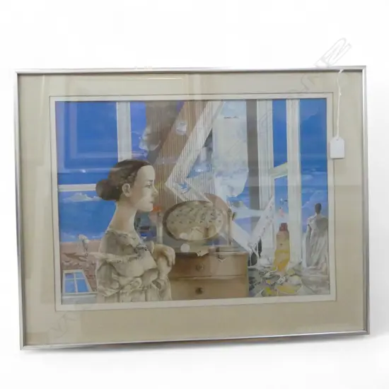 TIMOTHEUS MENSES, ABSTRACT, MIXED MEDIA ON PAPER '75 330x450mm