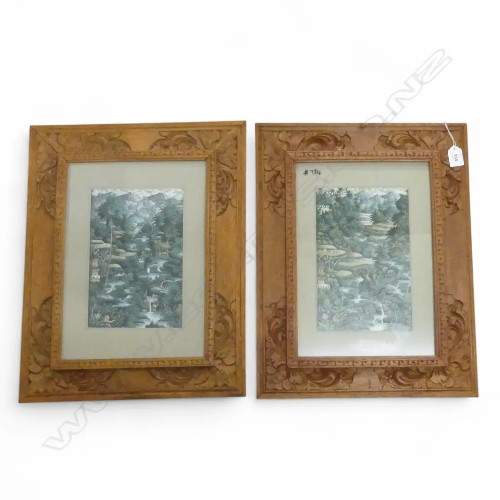 PR BALINESE PAINTINGS SIGNED MAYUN 245x160mm Image 1++