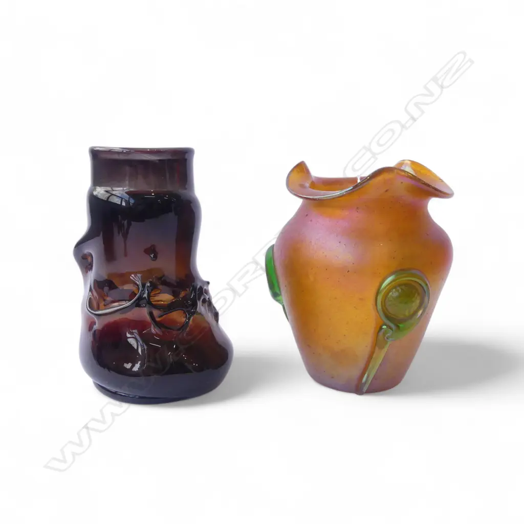 2 GLASS VASES H.155mm Image 1++