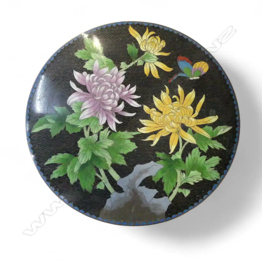 CLOISONNE PLATE 260mm dia Image 1++