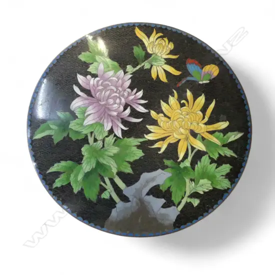 CLOISONNE PLATE 260mm dia