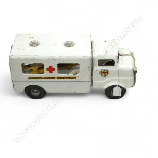  TRIANG TIN TOY AMBULANCE L370mm