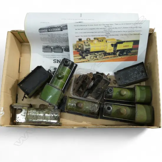 HORNBY CLOCKWORK O GAUGE ENGINE TENDER & OTHER PARTS