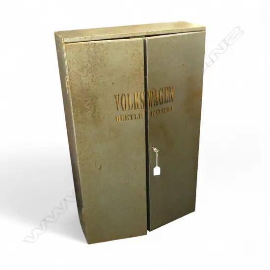 VINTAGE TOOL CABINET 'VOLKSWAGEN' TO FRONT DOORS 480x170x780mm