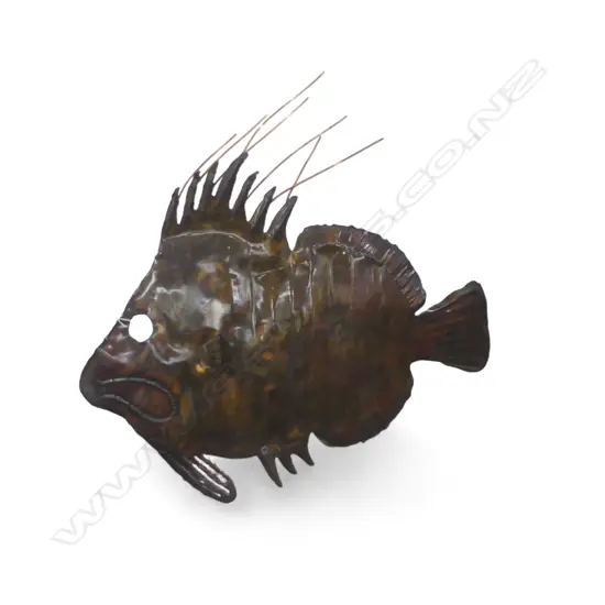 METAL FISH L.530mm H.560mm