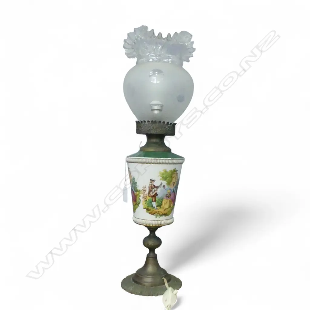 VINTAGE TABLE LAMP H.550mm - KERO LANTERN STYLE Image 1++