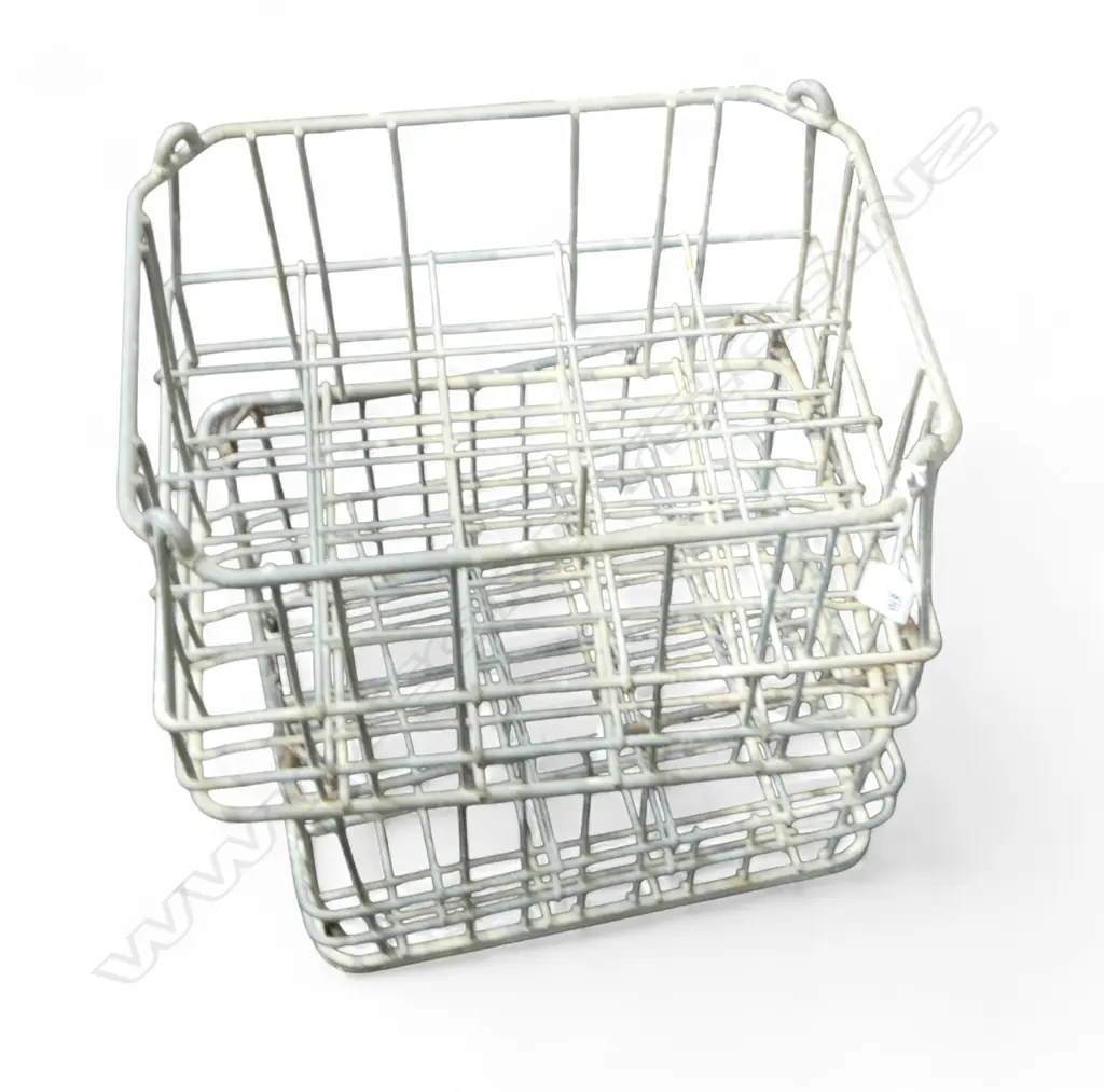 2 METAL WIRE CRATES W.380mm Image 1++
