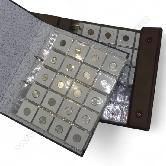 2 COIN ALBUMS; NZ & OTHER