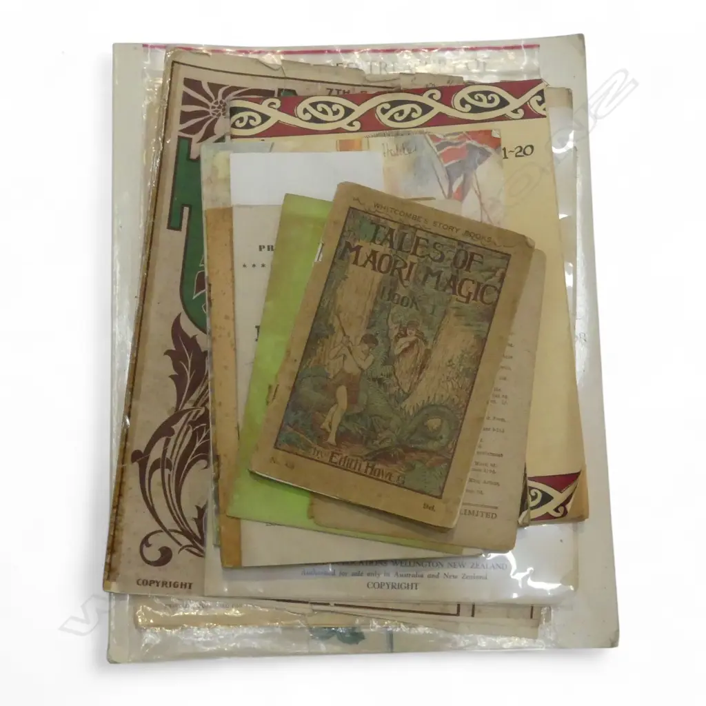 2 B/W MAGAZINES, EARLY N.Z. MAORI BOOKLETS & OTHER EPHEMERA Image 1++