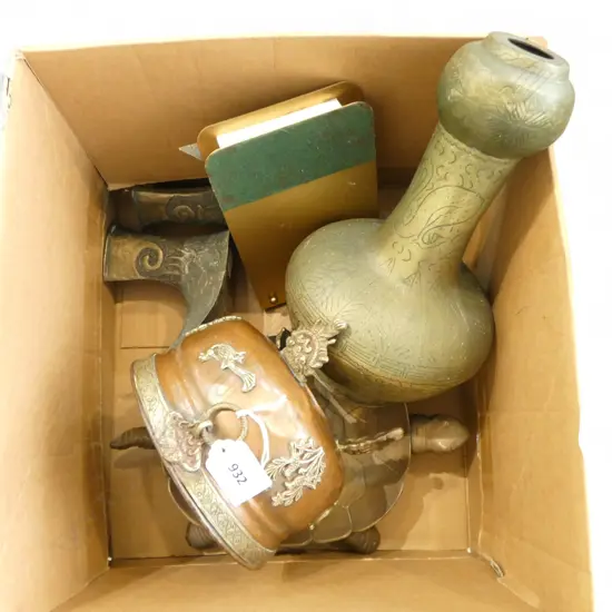 ASST BRASS & BRONZE WARE