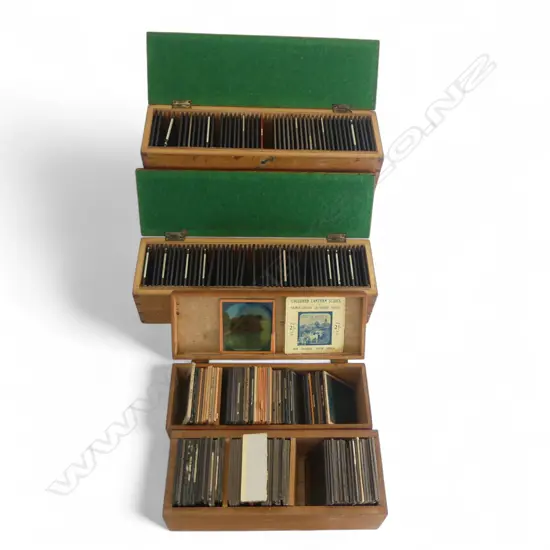 LARGE COLLECTION EARLY 20thC MAGIC LANTERN SLIDES,