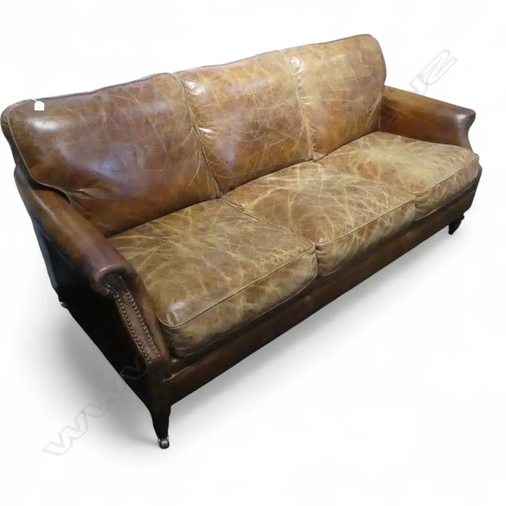 QUALITY LEATHER SOFA 1900x800x850mm Image 1++