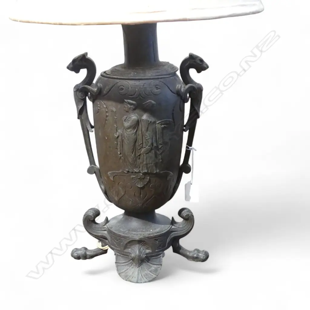 ANTIQUE GREEK REVIVAL TABLE LAMP H.800mm Image 1++