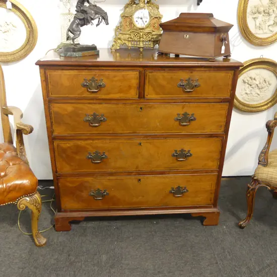 ANTIQUE MAHOGANY CHEST 970x510x985mm