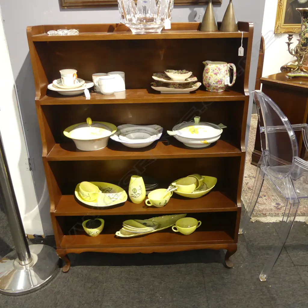 REGENCY STYLE WATERFALL BOOKCASE 915x310x1210mm Image 1++