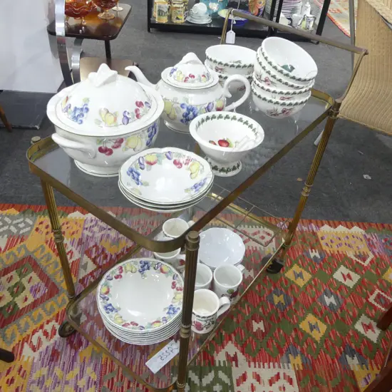 VILLEROY & BOCH MELINA PART DINNER SERVICE, PORTMEIRION ETC