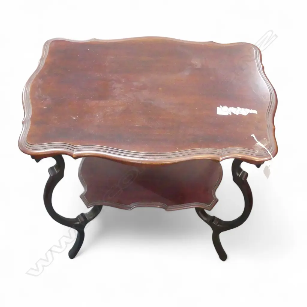 MAHOGANY SIDE TABLE 665x440x715mm Image 1++