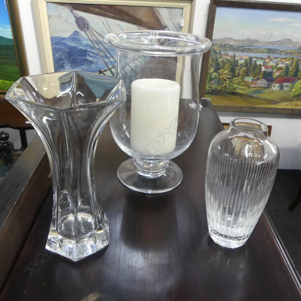 3 GLASS VASES H.300mm Image 1++