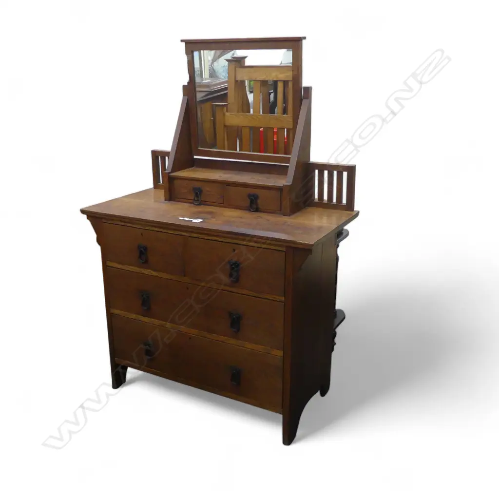 ARTS & CRAFS OAK DRESSER 990x470x1440mm NO BACK BOARD Image 1++