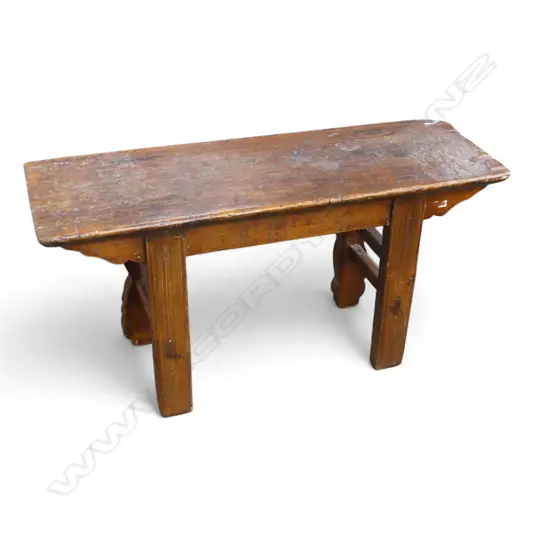 VINTAGE ORIENTAL WOODEN TABLE 985x320x510mm