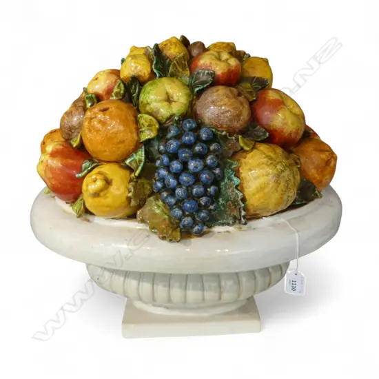 LG HEAVY ITALIAN CERAMIC FRUIT BOWL H.450mm approx