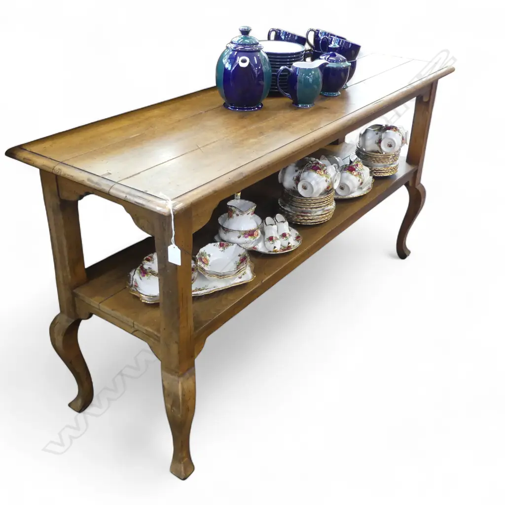WOODEN TABLE 1370x430x710mm Image 1++