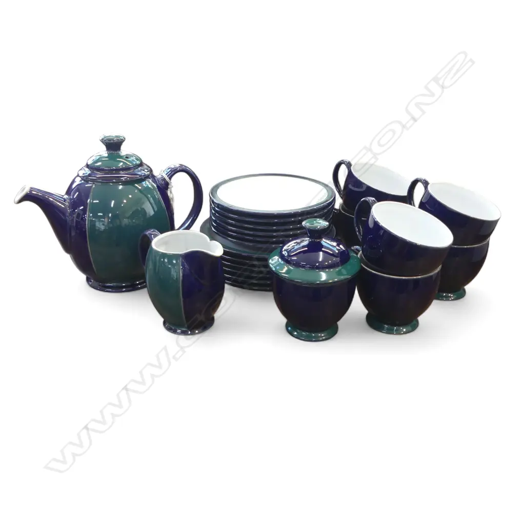 DENBY 6 PLACE TEA SERVICE  Image 1++